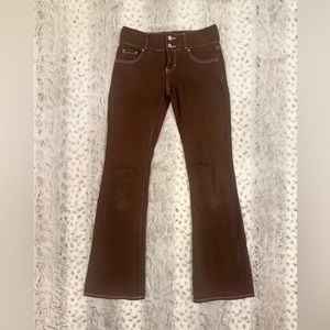 PacSun Brown Low Rise Bootcut Jeans | SIZE: 26/2
